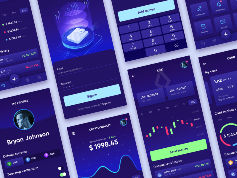 how to create a cryptocurrency wallet app